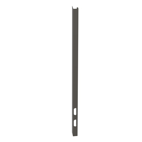 image - galvanized roadside corner post with light holes