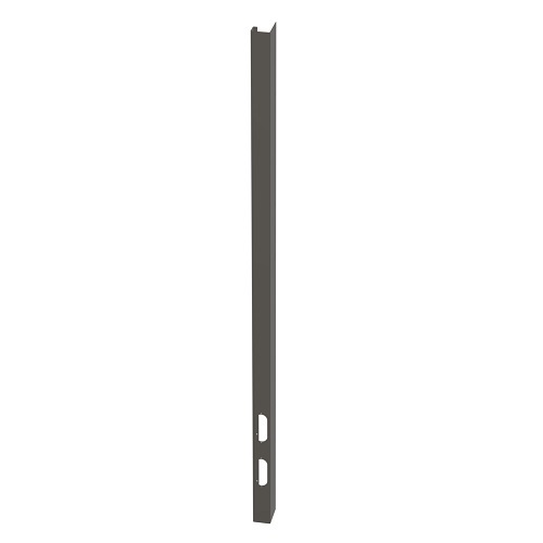 image - galvanized curbside corner post with light holes