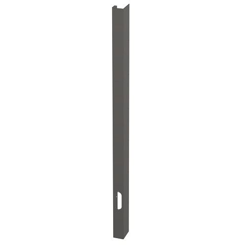 image - stainless steel curb side corner post 1 light cut out