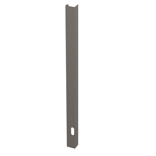 image - stainless steel corner post single outboard light hole - curbside - 6.91x102.31