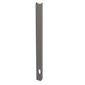image - stainless steel corner post single outboard light hole - curbside - 6.91x108.31